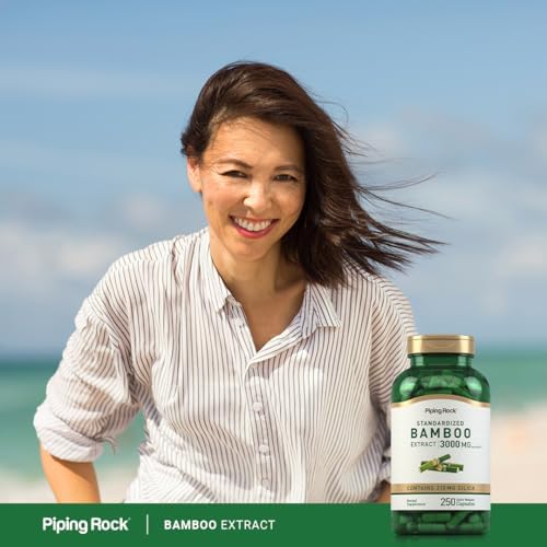 Piping Rock bamboo extract capsules for hair skin and nails
