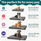 Durable water resistant polycanvas fabric texture of Furhaven dog bed cover