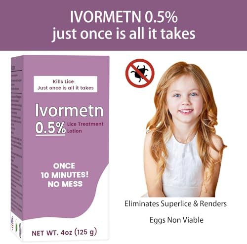 Ivermectin 0.5% lice treatment lotion 4 ounce packaging