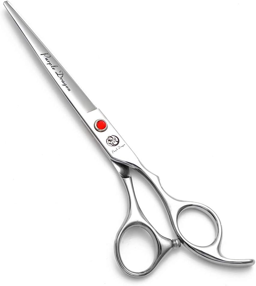 Purple Dragon 10 Inch Sharp Edge Salon Hair Cutting Shears - Pet/Dog Grooming Scissors with Bag - Perfect for Barber or Pet Groomer (10 inch) - Image 13
