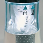 V-Comb Supra capture filter system for hygienic lice disposal.