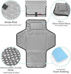 Babebay waterproof changing mat folded as clutch