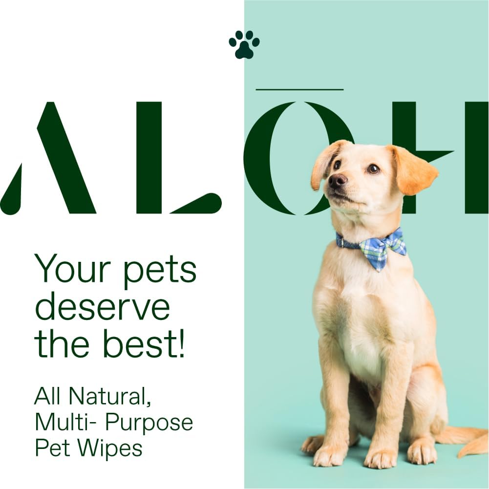 Alo all natural premium USA imported pet wipes for Indian pet parents
