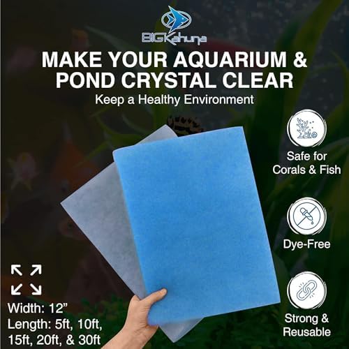 Premium USA imported Big Kahuna aquarium filter media pad roll in packaging.