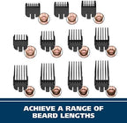 Authentic Wahl USA imported packaging for the total beard trimmer fifteen piece kit