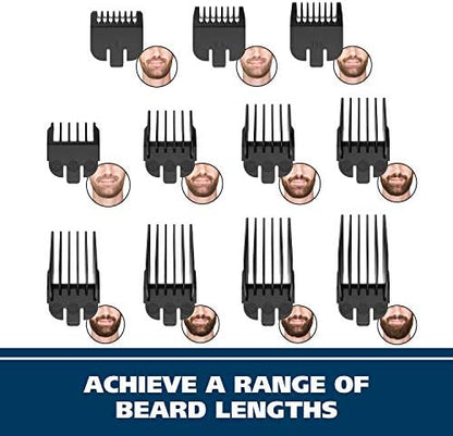 Authentic Wahl USA imported packaging for the total beard trimmer fifteen piece kit