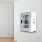 ISOP AED Storage Cabinet front view wall mounted emergency box