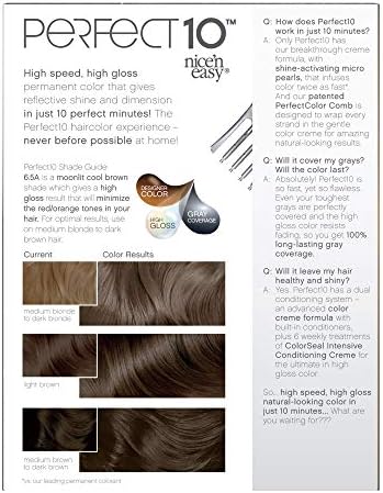 Clairol salon inspired permanent hair dye application instructions and gloves