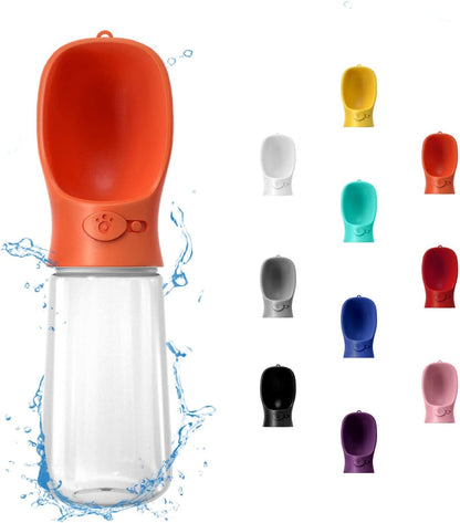 WePet Portable Dog Water Bottle, 19 OZ, Leak Proof Puppy Water Dispenser with Drinking Feeder for Pets Outdoor Walking, Hiking, Travel, Food Grade Plastic - Image 11