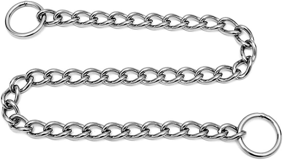 SGODA 20 inch training collar on a dog neck measurement guide
