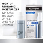Overnight face moisturizer targeting fine lines and wrinkles