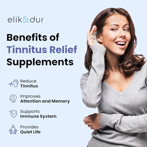 Elikadur 1500mg tinnitus supplement packaging side view