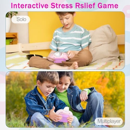 Oyeftp interactive sensory toy package contents demonstrating compact portable size next to travel gear