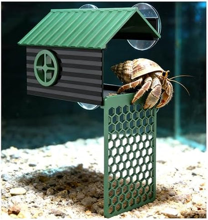 Multi-Functional Hermit Crab Hideaway | Hermit Crab Foraging cave with Ladder | Hermit Crab Climbing wall Toy | Hideout Decoration Accessories Also Suitable for Lizards and Tarantulas - Image 2