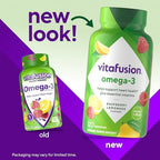 Vitafusion berry lemonade flavored gummies supplement facts label
