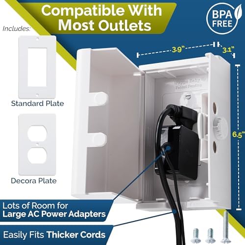 Wappa Baby safety outlet cover box 2 pack packaging