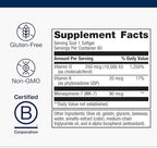 Metagenics high potency vitamin supplement label details