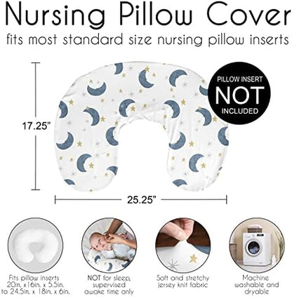 Authentic USA imported nursing pillow cover in watercolor design