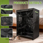 Aprixellis multi level pet enclosure protector with reflective safety handles