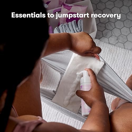 Frida Mom Instant Ice Maxi Pads and Perineal Cooling Liners for pain relief.