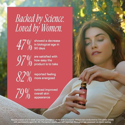 Liquid NAD+ shot close up with liposomal technology label