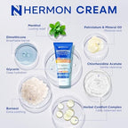 Hermon powerful antifungal cream unboxed lifestyle shot demonstrating proper topical skin application