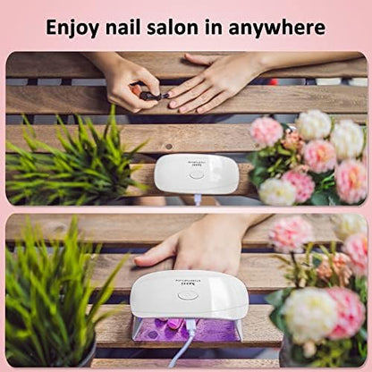 Sazzi 24W nail curing light in elegant packaging perfect for gifting