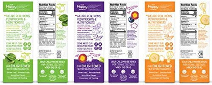 Happy Baby gentle teething wafers blueberry and purple carrot box display