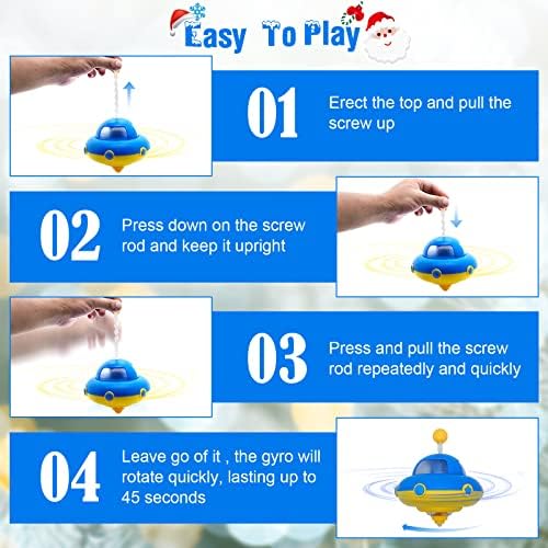 Child playing with Dptoyz educational sensory spinning top toy