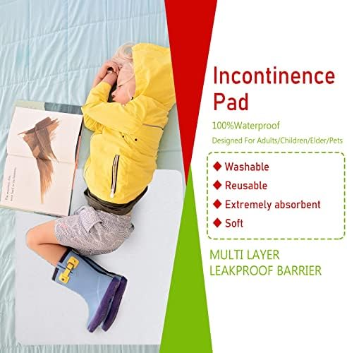 Bamuho incontinence pad showing non-slip backing material