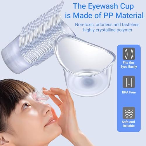 Hexinging eye wash kit pack of 20 pieces for daily ocular hygiene.
