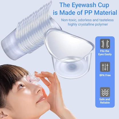 Hexinging eye wash kit pack of 20 pieces for daily ocular hygiene.