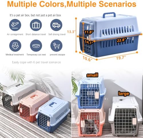 Generic portable small animal kennel disassembled view with safety screws