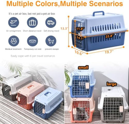 Generic portable small animal kennel disassembled view with safety screws