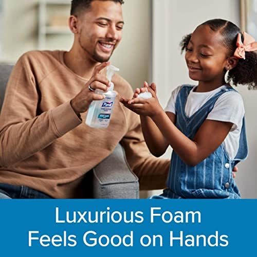 Purell Advanced Hand Sanitizer 2in1 Moisturizing Foam, Naturally Fragranced with Essential Oils, 10 oz Pump Bottle (Pack of 3), 3002-06-EC - Image 5