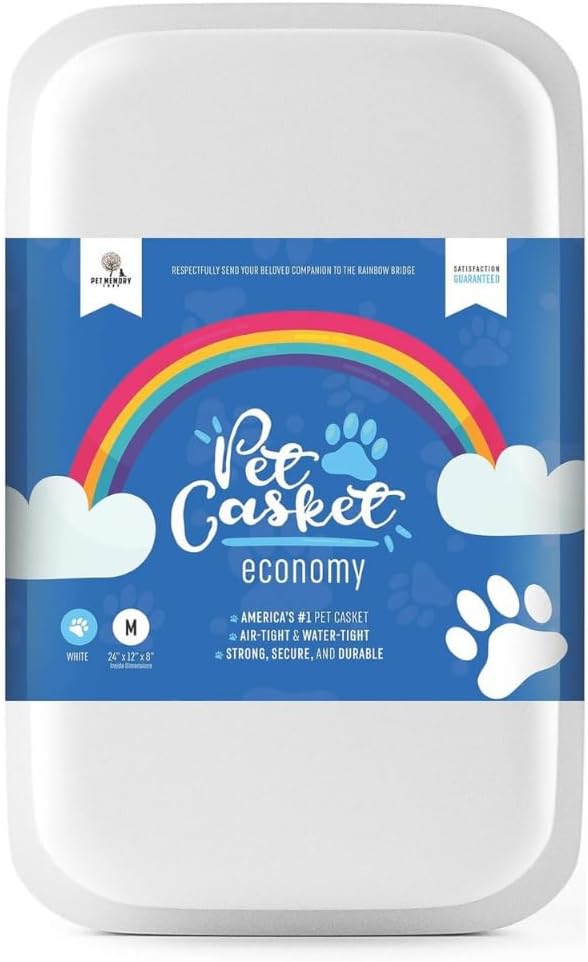Pet Memory Shop Caring Series Pet Casket - Safe, Durable & Elegant Burial Box for Dogs, Cats & Pets - Loving Memorial & Pet Loss Gift -Ideal for Honoring Pet's Memory - Small Size (Black) - Image 9