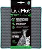 LickiMat Tuff Turquoise textured surface for runny treats