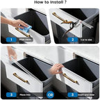 Slip on cabinet edge protector showing U-channel design