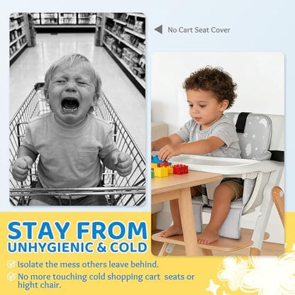 IQYIQY high chair cover with foam padding for infants