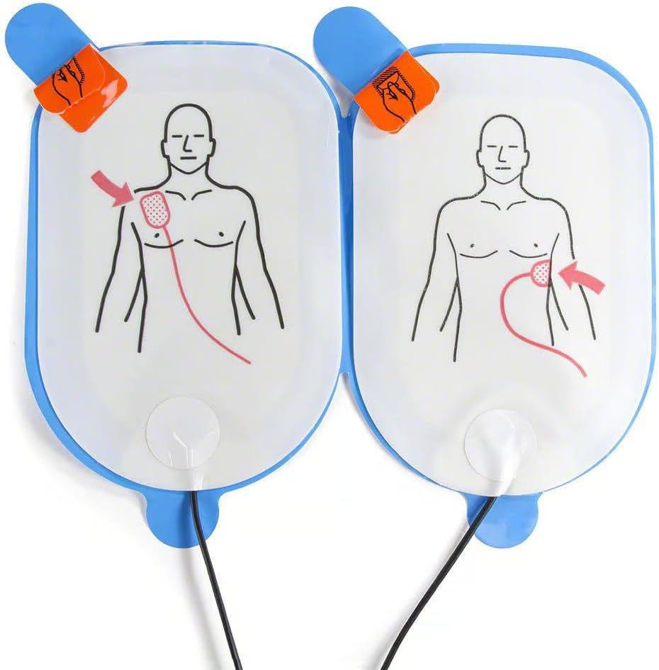 Technical Precision replacement for Defibtech DDP-100 adult AED pads front view