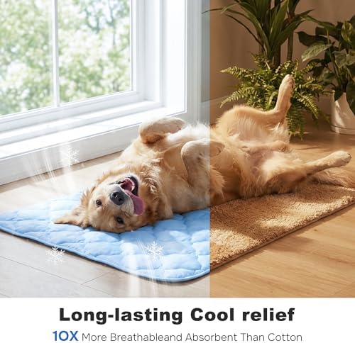 ZOMISIA portable kennel bed being folded easily for summer travel use