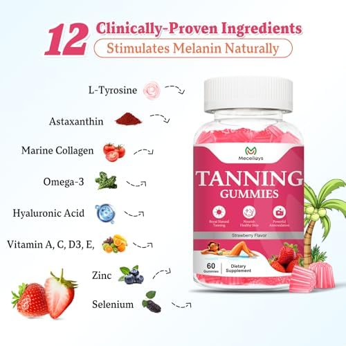 Nutritional facts and skin loving ingredients label on the back of the RE/SKIN sunless tanning supplement bottle.