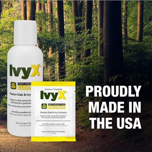 CoreTex Ivy X outdoor first aid wipes for poison ivy oak and sumac treatment