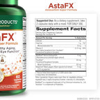 Purity Products AstaFX capsule ingredients supplement facts label
