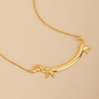XROLAND cute dog pendant necklace packaging view authentic USA import jewelry