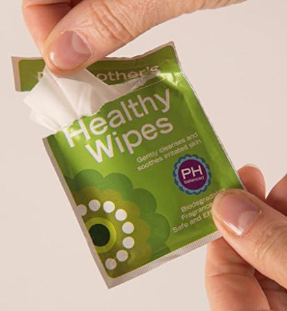Close up of Dr. Soother's Healthy Wipes texture information