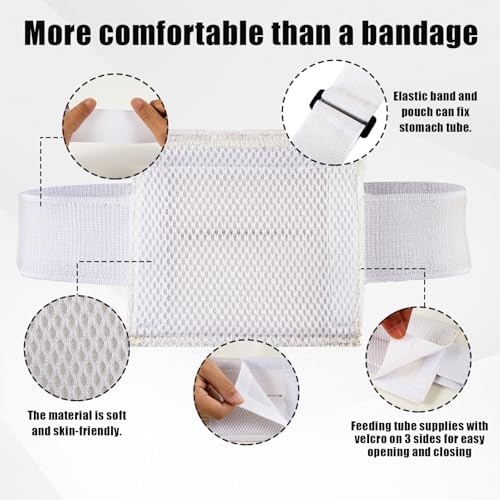 Concealed gastrostomy tube holder under clothing