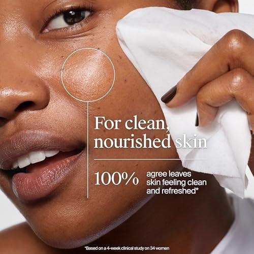 Pre-moistened facial wipes dissolving dirt oil sunscreen and pollution
