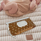 Lethooly wipe dispenser attached to stroller