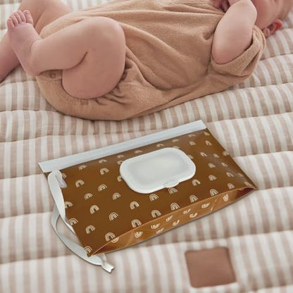 Lethooly wipe dispenser attached to stroller